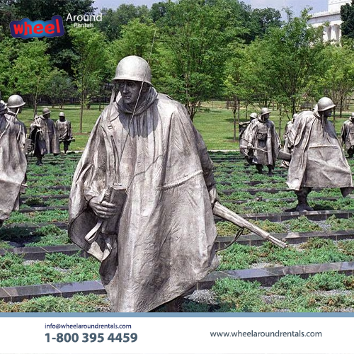 Korean War Veterans Memorial in Washington DC